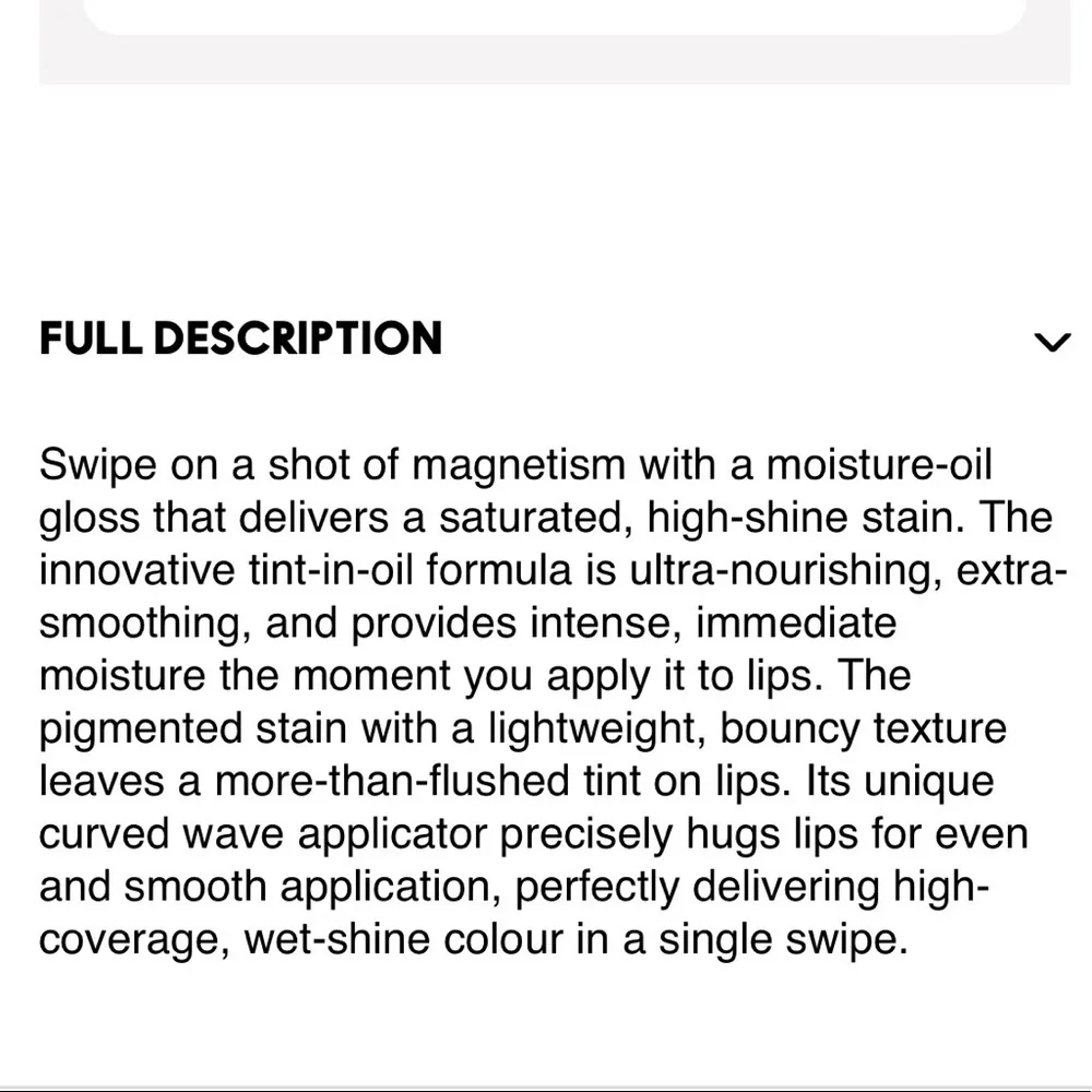 💋 MAC COSMETICS SHOT OF COLOUR LIP OIL  💋 Shade: SHOTS! SHOTS! SHOTS!